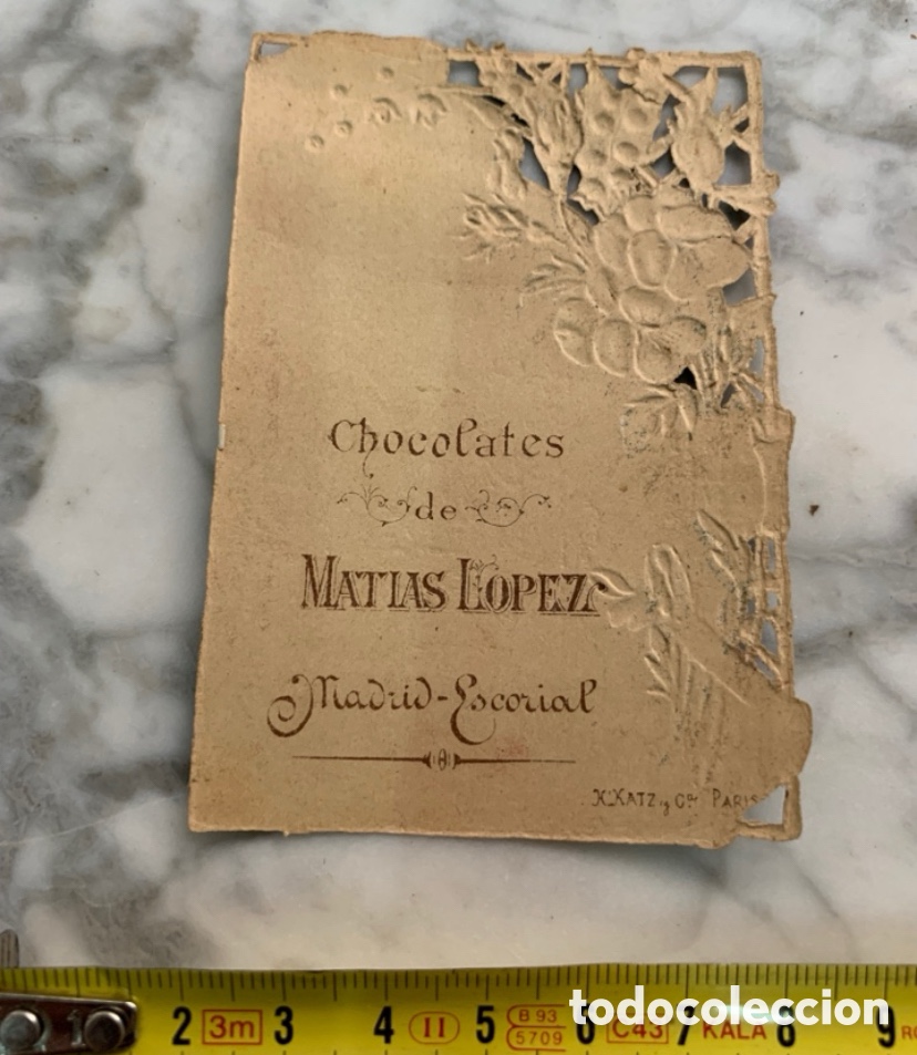 Coleccionismo cromos antiguos: Cromos chocolates Lopez Madrid El Escorial - Foto 2