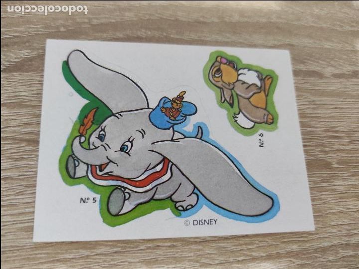 Sammeln alte Sammelbilder: CROMO ADHESIVO SIN PEGAR DISNEY ANTIGUO DE TARRINAS MARGARINA NATACHA Y ROCIO A&Ntilde;O 1991 N&ordm; 5-6