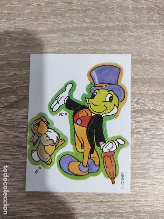 Sammeln alte Sammelbilder: CROMO ADHESIVO SIN PEGAR DISNEY ANTIGUO DE TARRINAS MARGARINA NATACHA Y ROCIO A&Ntilde;O 1991 N&ordm; 6-9