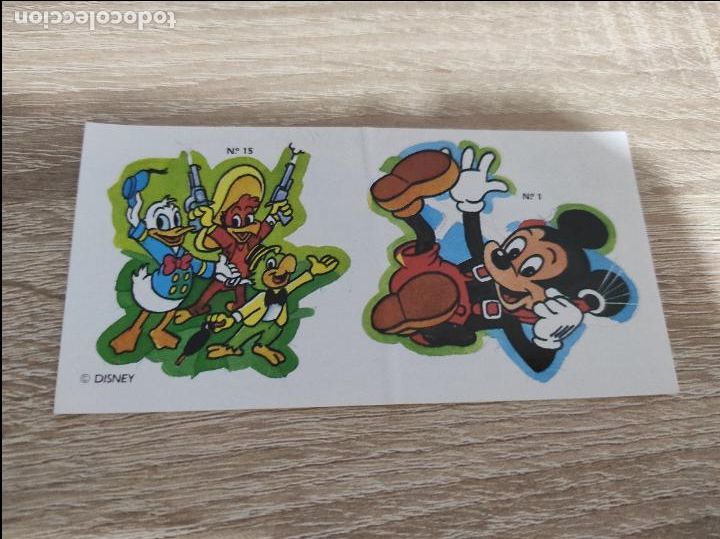 Sammeln alte Sammelbilder: CROMO ADHESIVO SIN PEGAR DISNEY ANTIGUO DE TARRINAS MARGARINA NATACHA Y ROCIO A&Ntilde;O 1991 N&ordm; 1-15