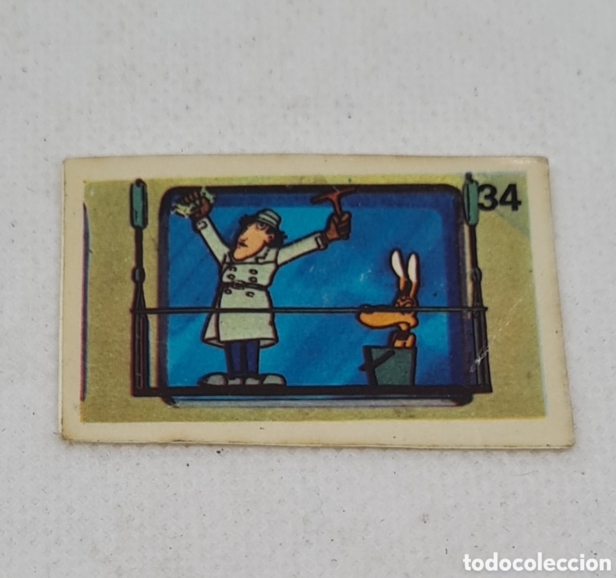 Coleccionismo cromos antiguos: CROMO 34 PIPAS INSPECTOR GADGET - Foto 1