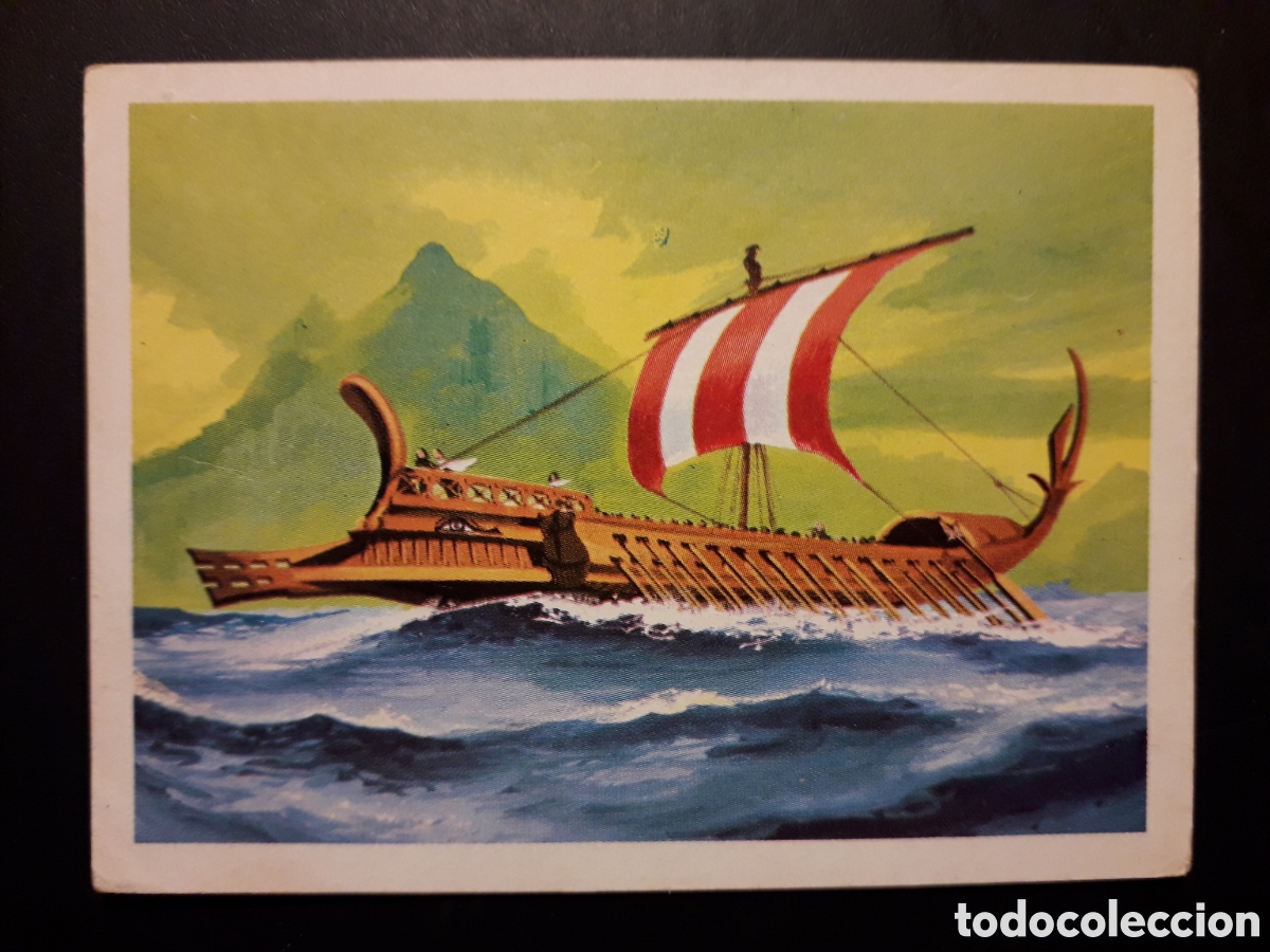Colecionismo Cromos antigos: BARCOS, EL MAR FUENTE DE VIDA, ED RUIZ ROMERO 1973 N&deg; 176 SIN PEGAR, PEDIDO M&Iacute;NIMO 3&euro;
