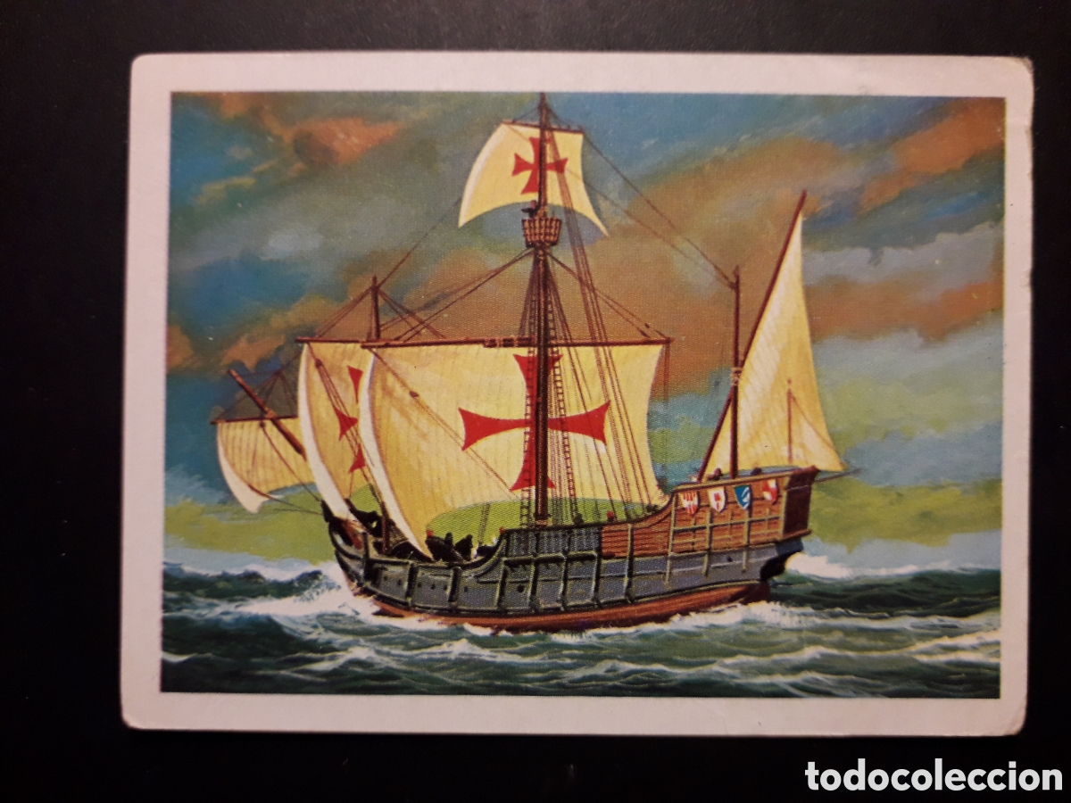 Colecionismo Cromos antigos: CARABELA SANTA MAR&Iacute;A, EL MAR FUENTE DE VIDA, ED RUIZ ROMERO 1973 N&deg; 177 SIN PEGAR PEDIDO M&Iacute;NIMO 3&euro;