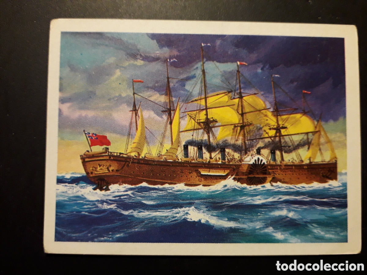 Colecionismo Cromos antigos: BARCOS, EL MAR FUENTE DE VIDA, ED RUIZ ROMERO 1973 N&deg; 184 SIN PEGAR, PEDIDO M&Iacute;NIMO 3&euro;