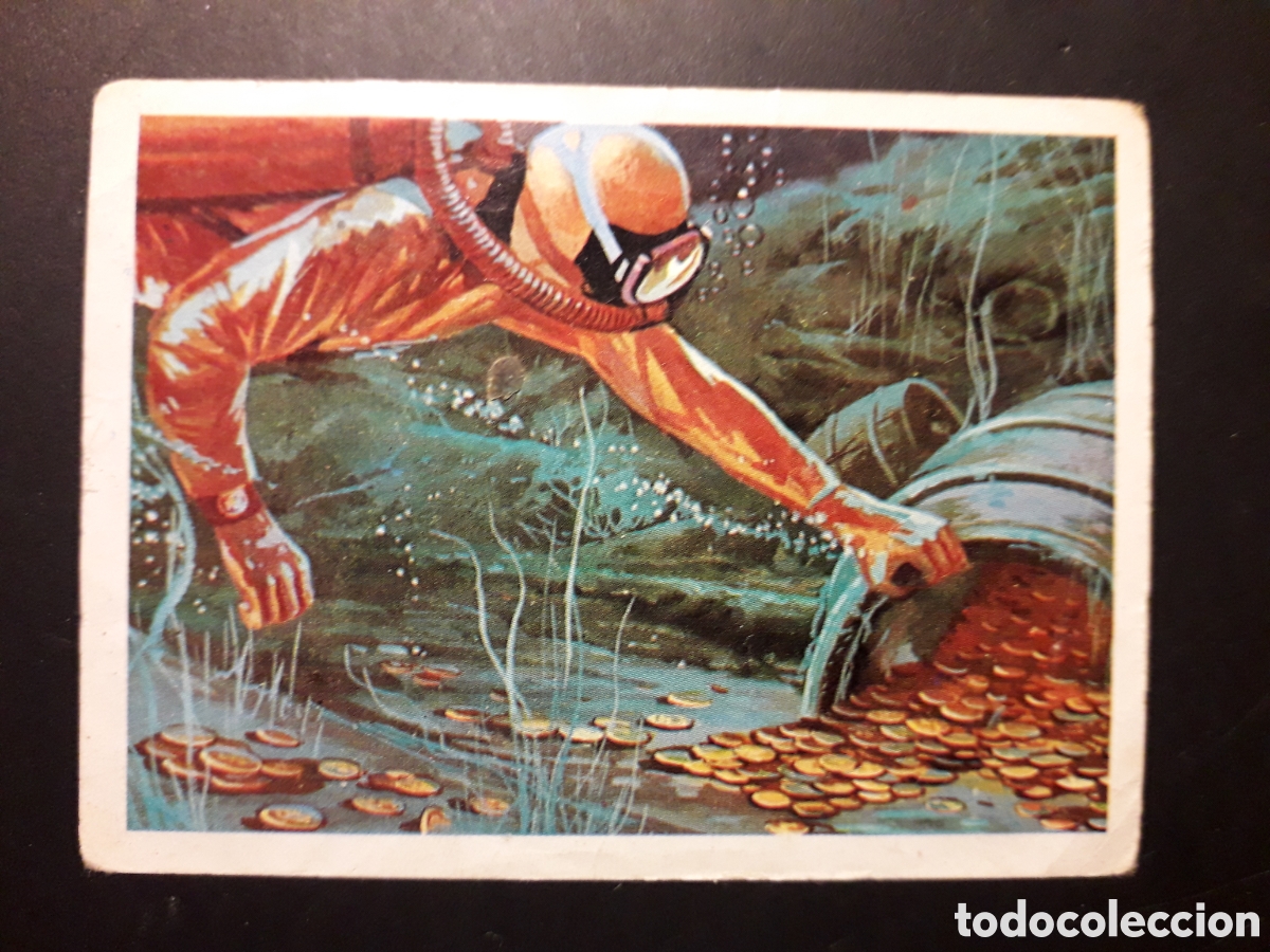 Colecionismo Cromos antigos: ARQUEOLOG&Iacute;A MARINA EL MAR FUENTE DE VIDA, ED RUIZ ROMERO 1973 N&deg; 244 SIN PEGAR, PEDIDO M&Iacute;NIMO 3&euro;
