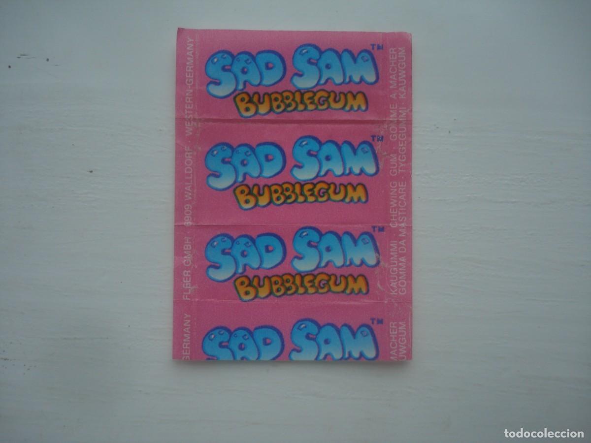 Coleccionismo cromos antiguos: ENVOLTORIO SAD SAM CROMO CHICLES! WRAPPERS BUBBLE GUM! - Foto 1