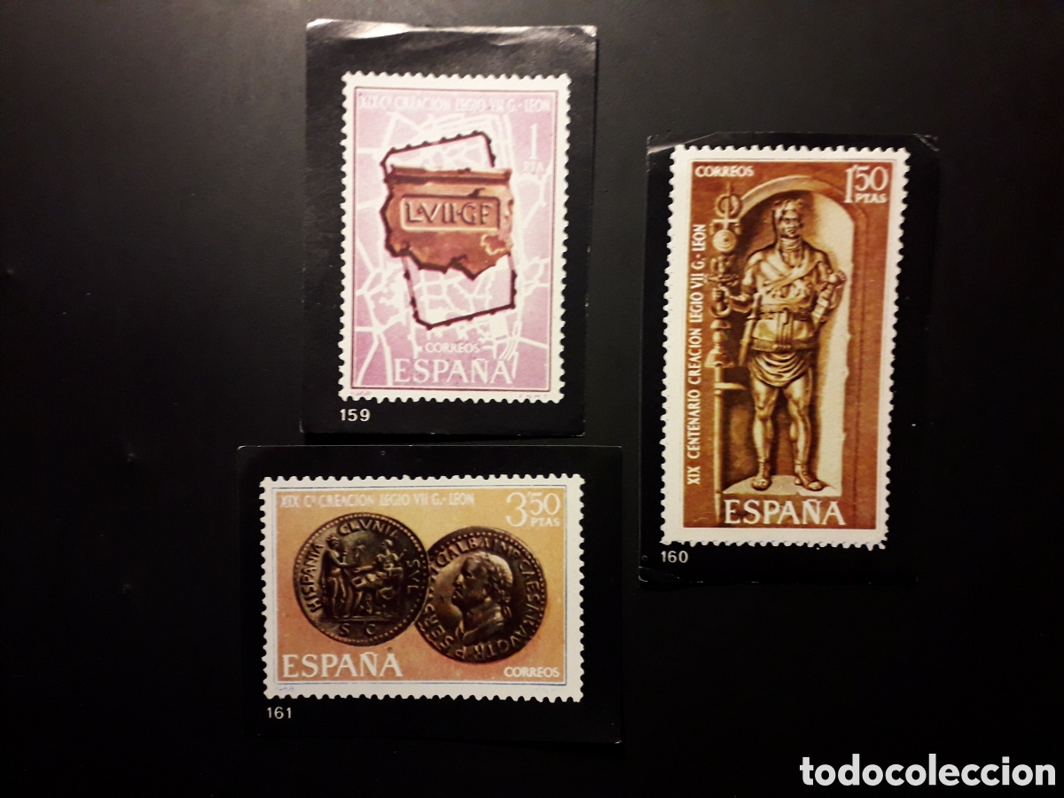 Colecionismo Cromos antigos: 3 CROMOS LEGI&Oacute;N VII, ROMA EL SELLO ESPA&Ntilde;OL, ED KEISA N&deg; 159,160 Y 161 SIN PEGAR, PEDIDO M&Iacute;NIMO 3&euro;
