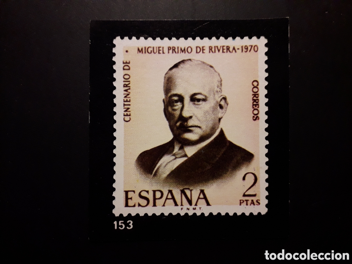 Coleccionismo cromos antiguos: 1 CROMO, MIGUEL PRIMO DE RIVERA, EL SELLO ESPA&Ntilde;OL, ED KEISA N&deg; 153 SIN PEGAR, PEDIDO M&Iacute;NIMO 3&euro;