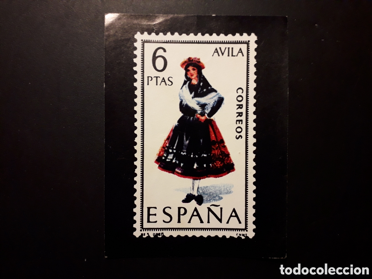 Coleccionismo cromos antiguos: 1 CROMO, TRAJE T&Iacute;PICO &Aacute;VILA EL SELLO ESPA&Ntilde;OL, ED KEISA SIN N&deg; SIN PEGAR, PEDIDO M&Iacute;NIMO 3&euro;