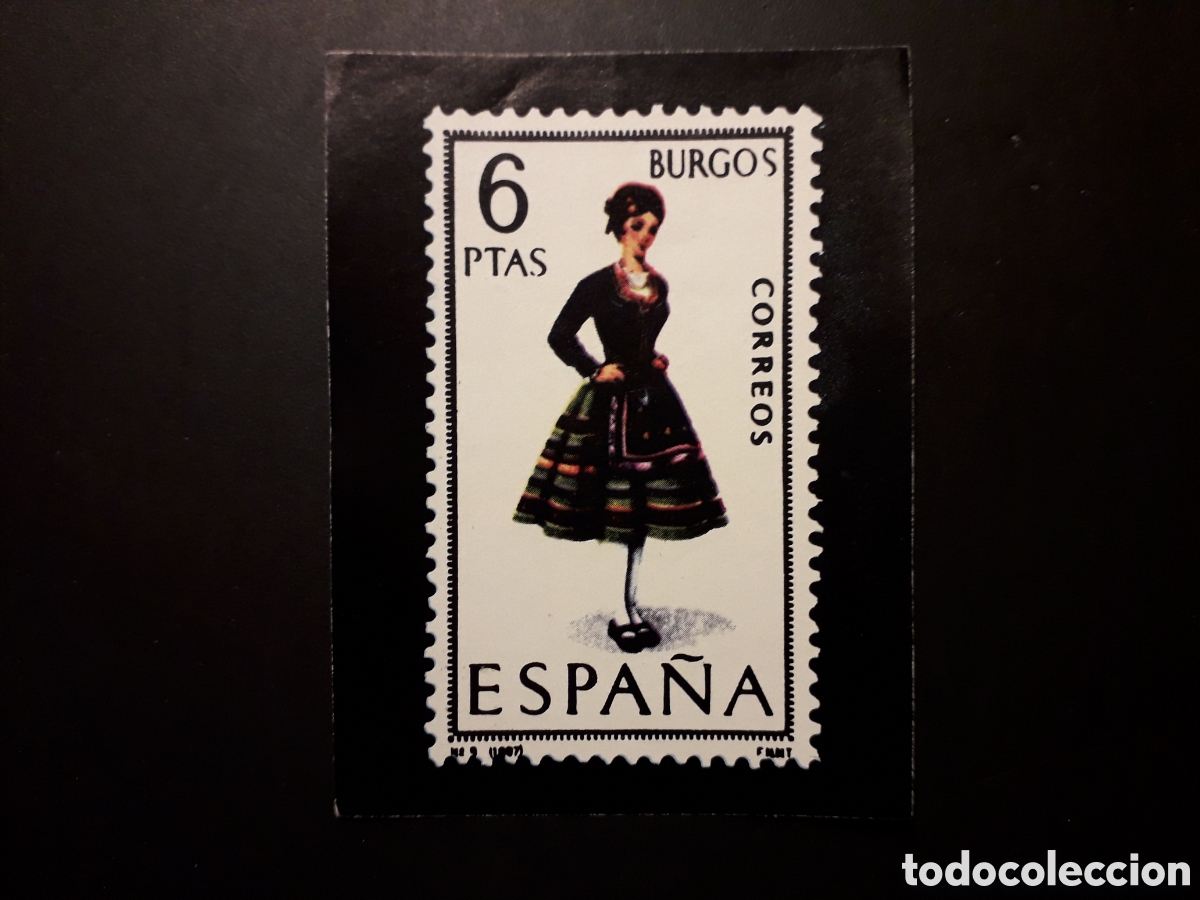 Coleccionismo cromos antiguos: 1 CROMO, TRAJE T&Iacute;PICO BURGOS EL SELLO ESPA&Ntilde;OL, ED KEISA SIN N&deg; SIN PEGAR, PEDIDO M&Iacute;NIMO 3&euro;