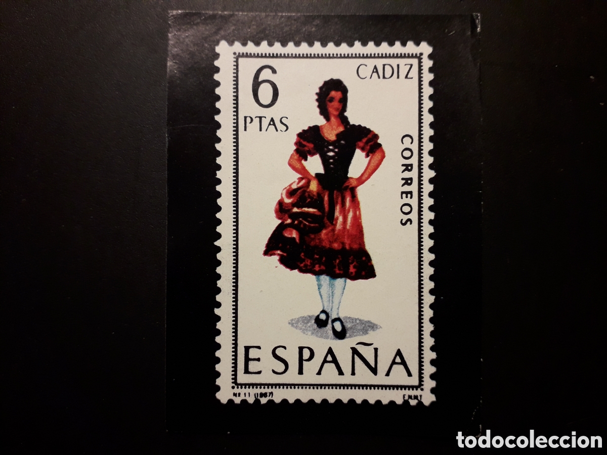 Coleccionismo cromos antiguos: 1 CROMO, TRAJE T&Iacute;PICO C&Aacute;DIZ EL SELLO ESPA&Ntilde;OL, ED KEISA SIN N&deg; SIN PEGAR, PEDIDO M&Iacute;NIMO 3&euro;