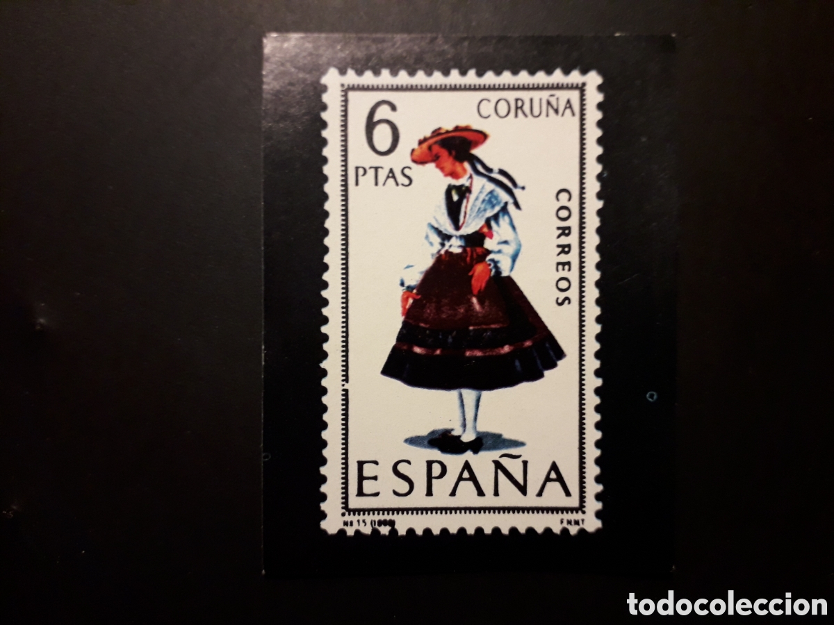 Coleccionismo cromos antiguos: 1 CROMO, TRAJE T&Iacute;PICO CORU&Ntilde;A EL SELLO ESPA&Ntilde;OL, ED KEISA SIN N&deg; SIN PEGAR, PEDIDO M&Iacute;NIMO 3&euro;