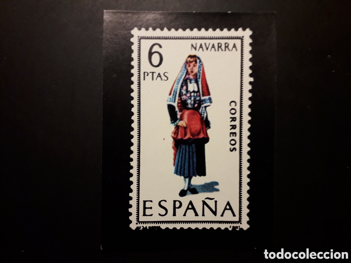 Collectionnisme Cartes &agrave; collectionner anciennes: 1 CROMO, TRAJE T&Iacute;PICO NAVARRA SELLO ESPA&Ntilde;OL, ED KEISA SIN N&deg; SIN PEGAR, PEDIDO M&Iacute;NIMO 3&euro;