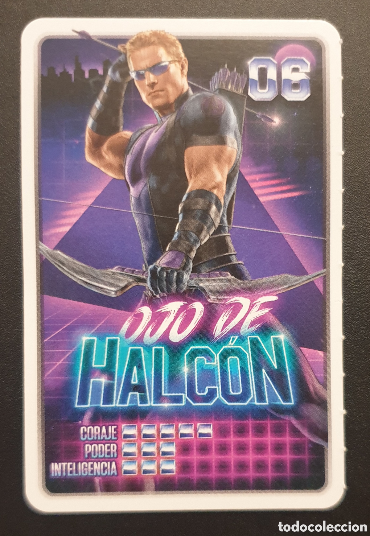 Coleccionismo cromos antiguos: CROMO N&deg; 6 OJO DE HALC&Oacute;N MARVEL DESCUBRE TU PODER CARREFOUR - Foto 1