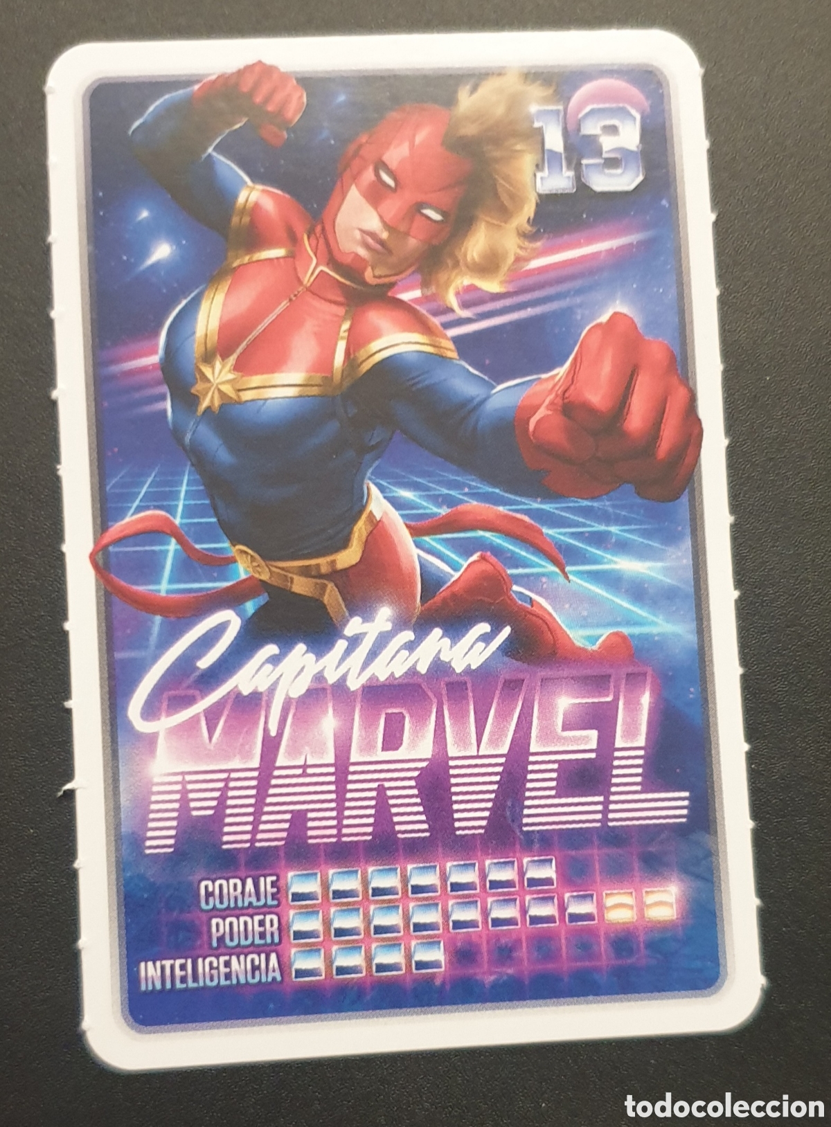 Coleccionismo cromos antiguos: CROMO N&deg; 13 CAPITANA MARVEL MARVEL DESCUBRE TU PODER CARREFOUR - Foto 1