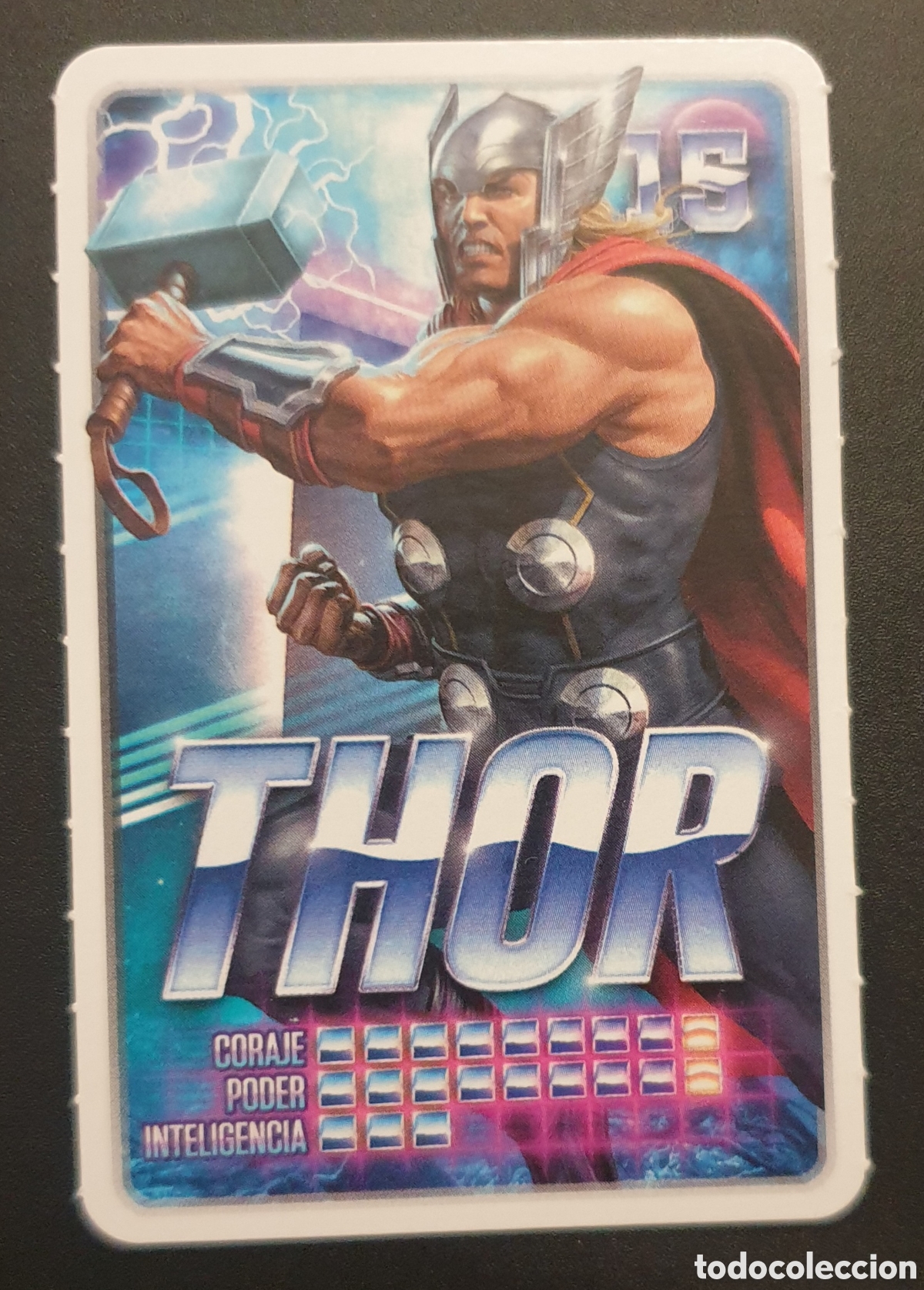 Coleccionismo cromos antiguos: CROMO N&deg; 15 THOR MARVEL DESCUBRE TU PODER CARREFOUR - Foto 1