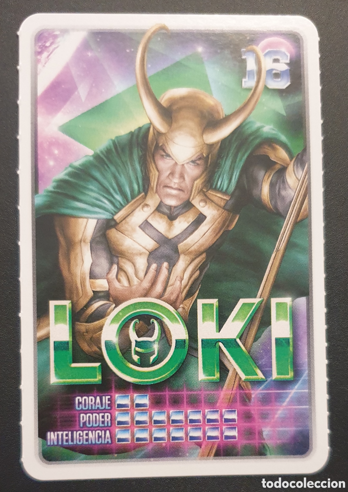 Coleccionismo cromos antiguos: CROMO N&deg; 16 LOKI MARVEL DESCUBRE TU PODER CARREFOUR - Foto 1
