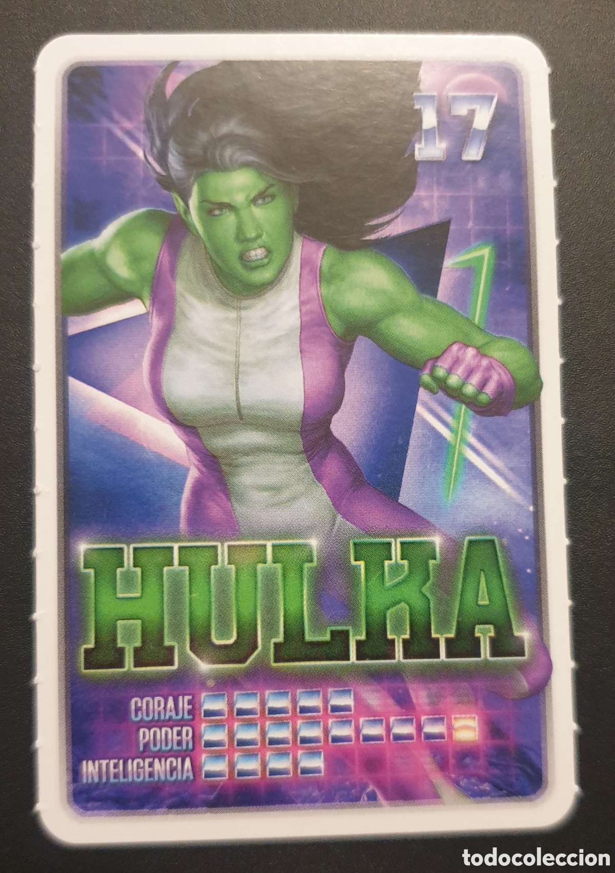 Coleccionismo cromos antiguos: CROMO N&deg; 17 HULKA MARVEL DESCUBRE TU PODER CARREFOUR - Foto 1