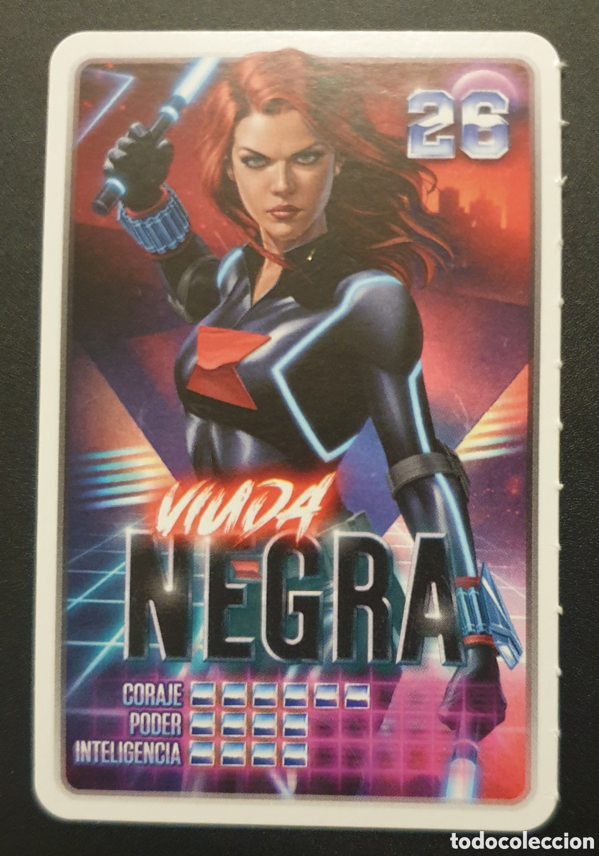 Coleccionismo cromos antiguos: CROMO N&deg; 26 VIUDA NEGRA MARVEL DESCUBRE TU PODER CARREFOUR - Foto 1