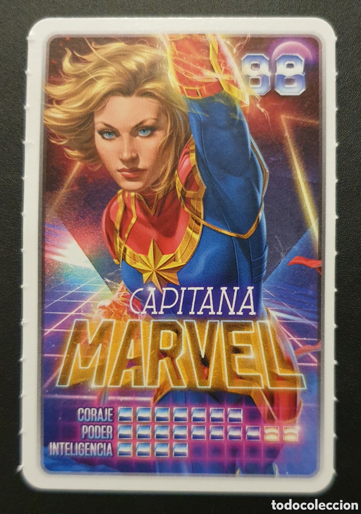 Coleccionismo cromos antiguos: CROMO N&deg; 88 CAPITANA MARVEL MARVEL DESCUBRE TU PODER CARREFOUR - Foto 1
