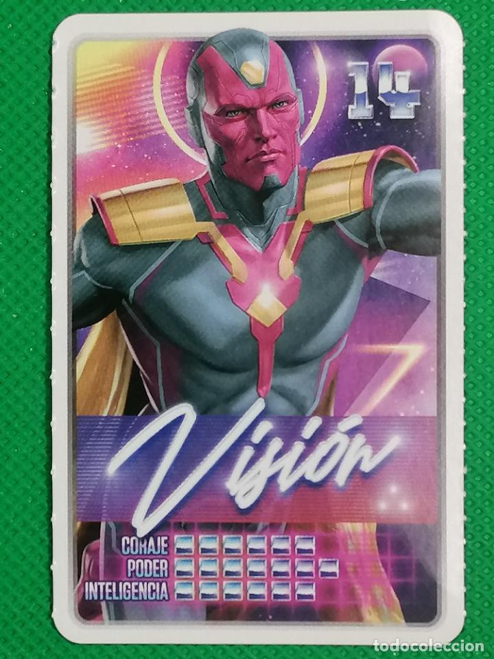 Coleccionismo cromos antiguos: 14 VISION MARVEL DESCUBRE TU PODER CARREFOUR - Foto 1