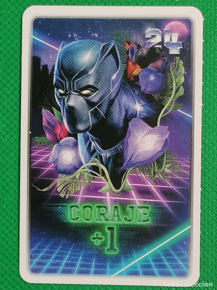 Coleccionismo cromos antiguos: 24 CORAJE + 1 MARVEL DESCUBRE TU PODER CARREFOUR - Foto 1