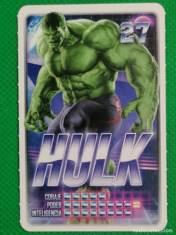 Coleccionismo cromos antiguos: 27 HULK MARVEL DESCUBRE TU PODER CARREFOUR - Foto 1
