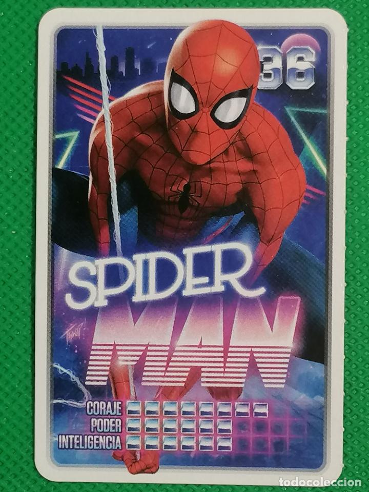 Coleccionismo cromos antiguos: 36 SPIDER MAN MARVEL DESCUBRE TU PODER CARREFOUR - Foto 1