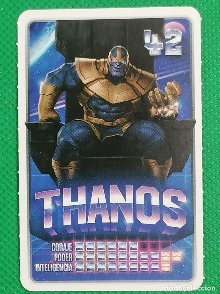 Coleccionismo cromos antiguos: 42 THANOS MARVEL DESCUBRE TU PODER CARREFOUR - Foto 1