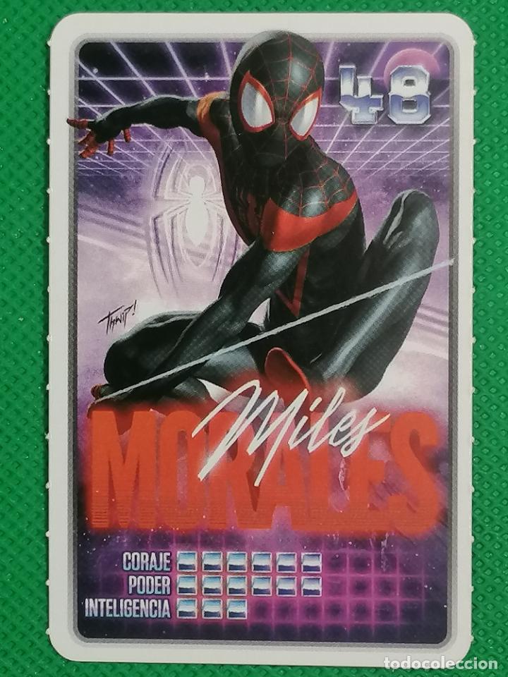 Coleccionismo cromos antiguos: 48 MILES MORALES MARVEL DESCUBRE TU PODER CARREFOUR - Foto 1