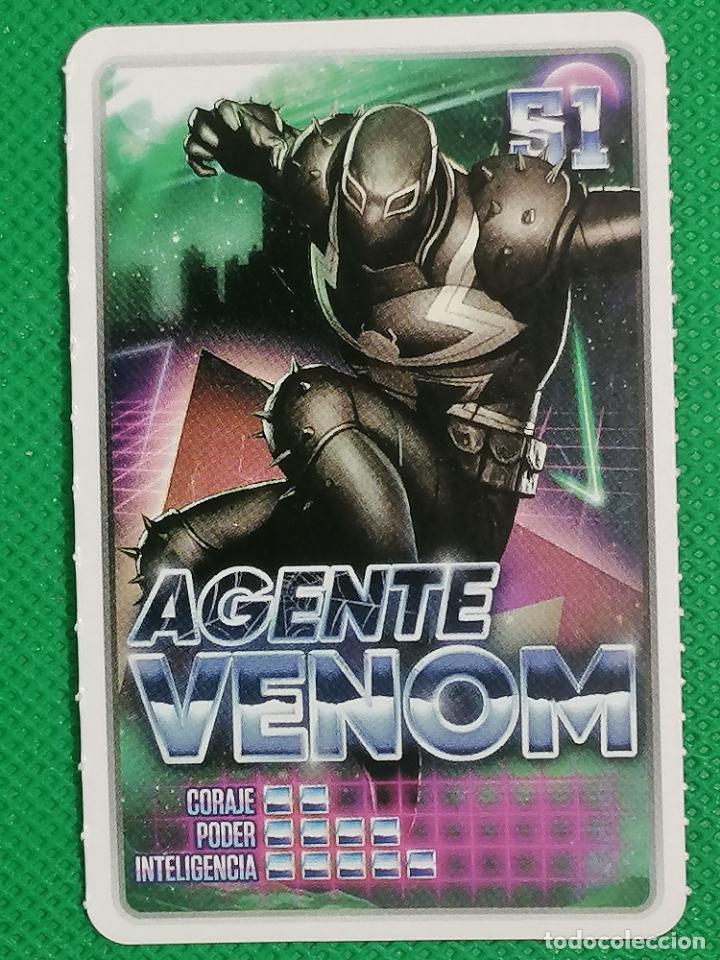 Coleccionismo cromos antiguos: 51 AGENTE VENOM MARVEL DESCUBRE TU PODER CARREFOUR - Foto 1