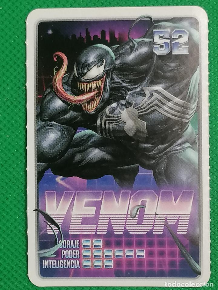 Coleccionismo cromos antiguos: 52 VENOM MARVEL DESCUBRE TU PODER CARREFOUR - Foto 1