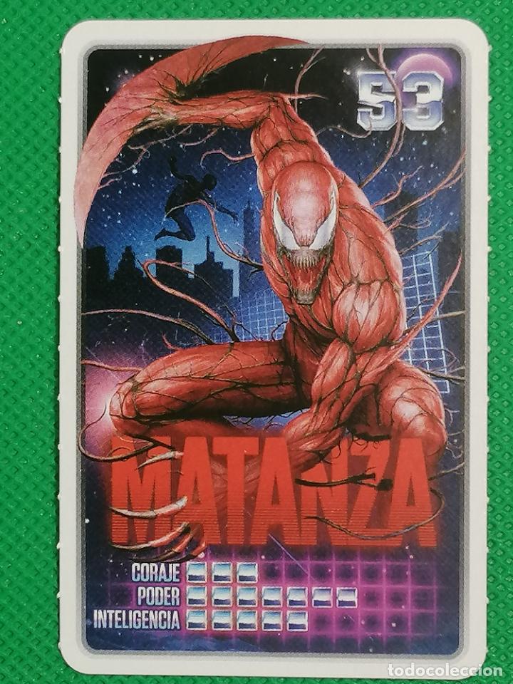 Coleccionismo cromos antiguos: 53 MATANZA MARVEL DESCUBRE TU PODER CARREFOUR - Foto 1