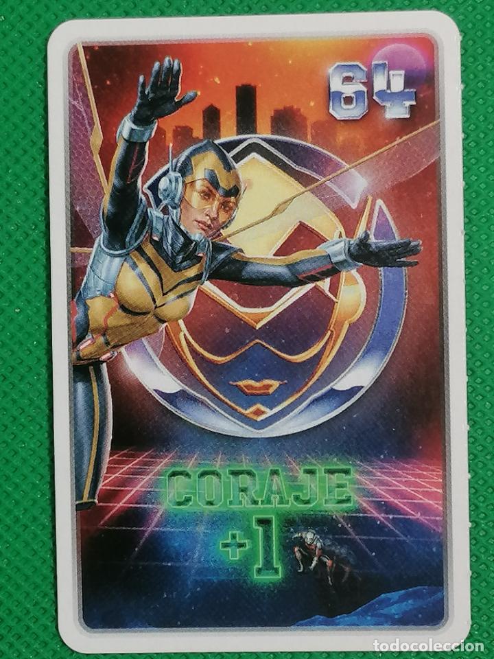 Coleccionismo cromos antiguos: 64 CORAJE + 1 MARVEL DESCUBRE TU PODER CARREFOUR - Foto 1