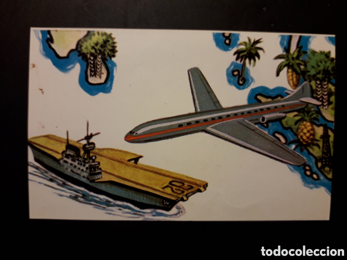 Coleccionismo cromos antiguos: AVI&Oacute;N PORTAAVIONES NUESTRO MUNDO ATLAS ILUSTRADO N&deg; 179 BIMBO BRUGUERA 1967 SIN PEG PEDIDO M&Iacute;NIMO 3&euro;