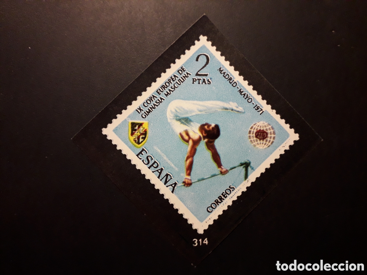 Colecionismo Cromos antigos: 1 CROMO, DEPORTES, GIMNASIA, EL SELLO ESPA&Ntilde;OL, ED KEISA 1973 N&deg; 314 SIN PEGAR, PEDIDO M&Iacute;NIMO 3&euro;