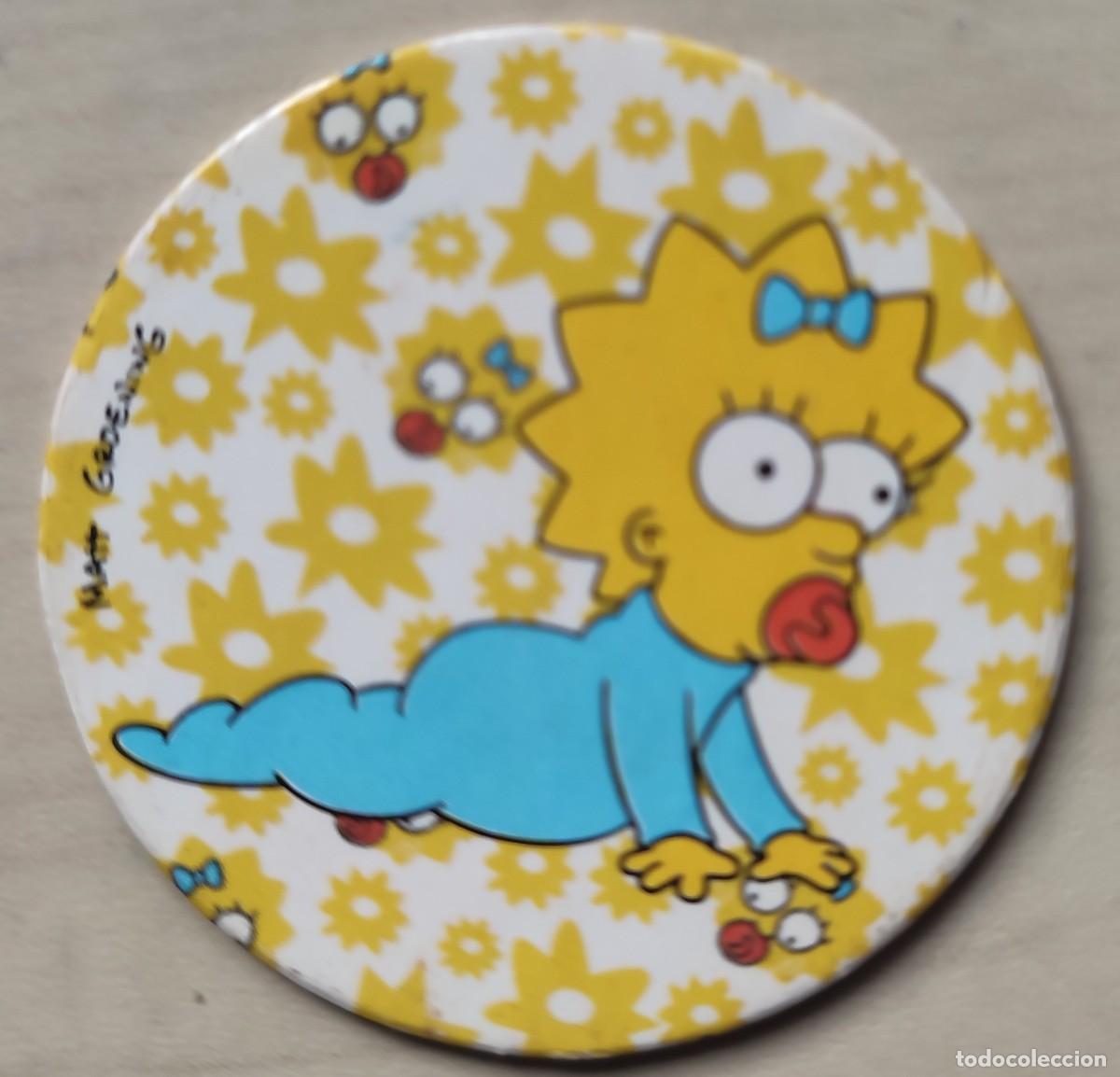 Coleccionismo cromos antiguos: 68 THE SIMPSONS TAZO MAGGIE SIMPSONS MAGIC BOX 2000 - Foto 1