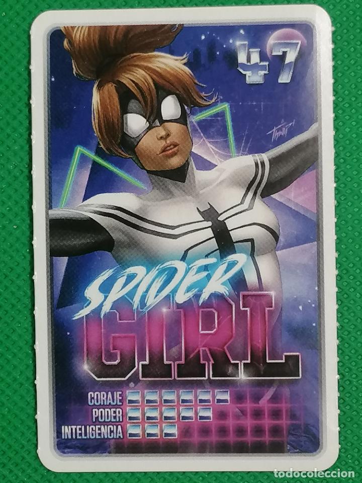 Coleccionismo cromos antiguos: 47 SPIDER GIRL MARVEL DESCUBRE TU PODER CARREFOUR - Foto 1