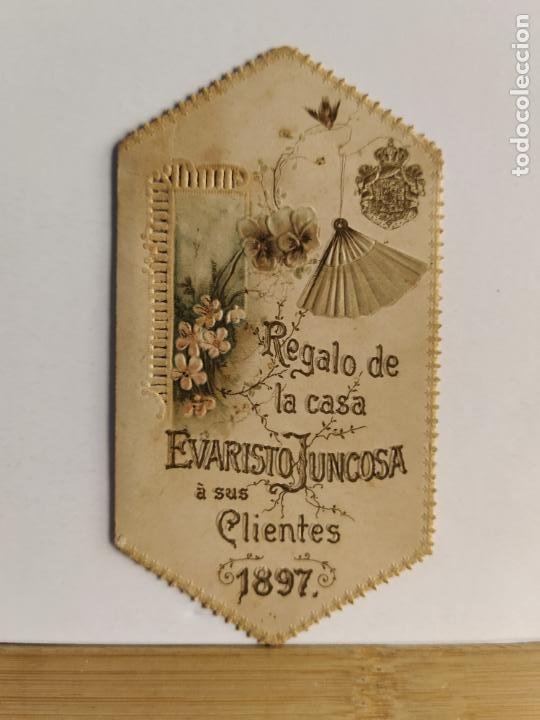 CROMO TROQUELADO. CERDO E HIPOPÓTAMO. CHOCOLATE EVARISTO JUNCOSA. FINALES  SIGLO XIX. (Coleccionismo Papel/Cromos y Álbumes/Cromos Troquelados):  Manuscript / Paper Collectible