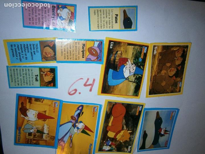 Coleccionismo cromos antiguos: ANTIGUOS CROMOS DAVID EL GNOMO - Foto 1