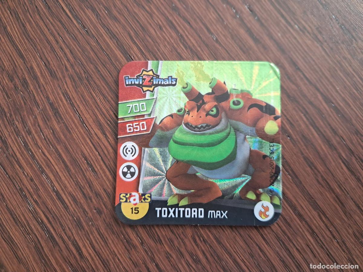 Coleccionismo cromos antiguos: cromo im&aacute;n de nevera, Invizimals, Toxitoad max, 15 - Foto 1