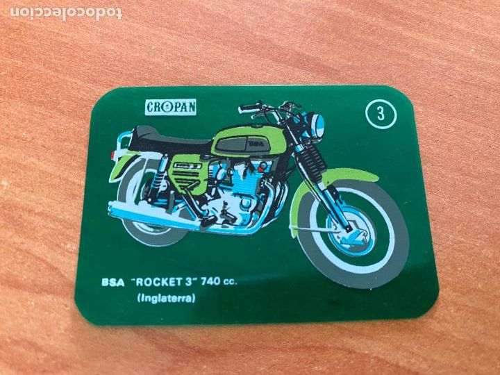 Coleccionismo Cromos antiguos: MOTOS CROPAN N&ordm; 3 BSA (P2)