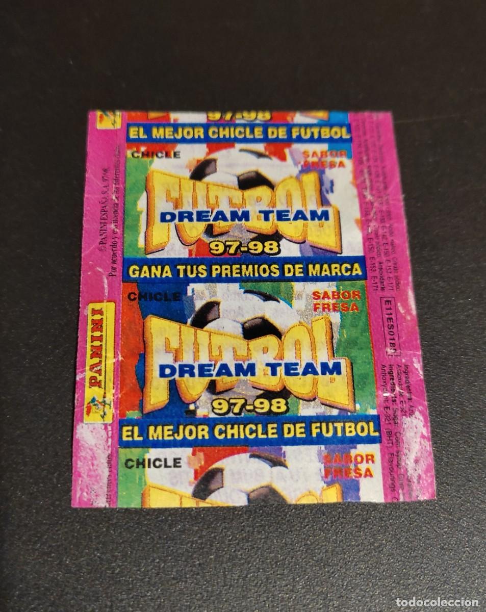 Coleccionismo cromos antiguos: ENVOLTORIO CHICLE DREAM TEAM 97 98 - Foto 1
