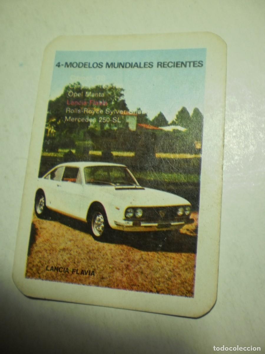 Coleccionismo Cromos antiguos: cromo xibeca damm. 4 modelos mundiales recientes. lancia flavia (buen estado)