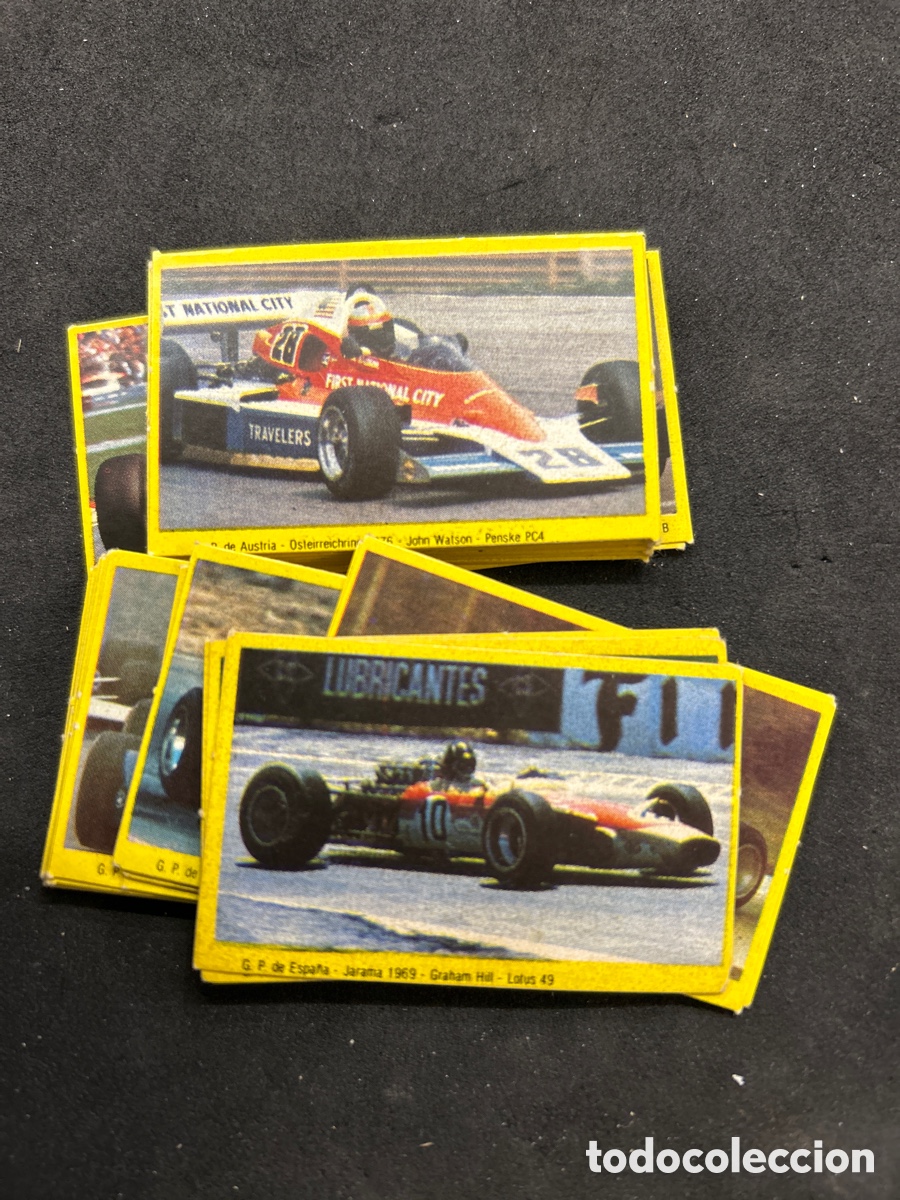 Coleccionismo Cromos antiguos: Danone gran prix Espa&ntilde;a colecci&oacute;n completa 50 cromos