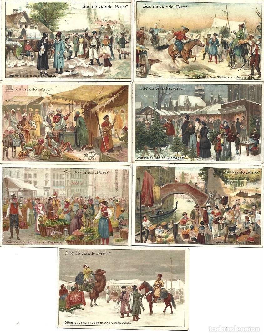 Collezionismo Figurine antiche: SIETE CROMO DE SUC DE VIANDE PURO PARIS