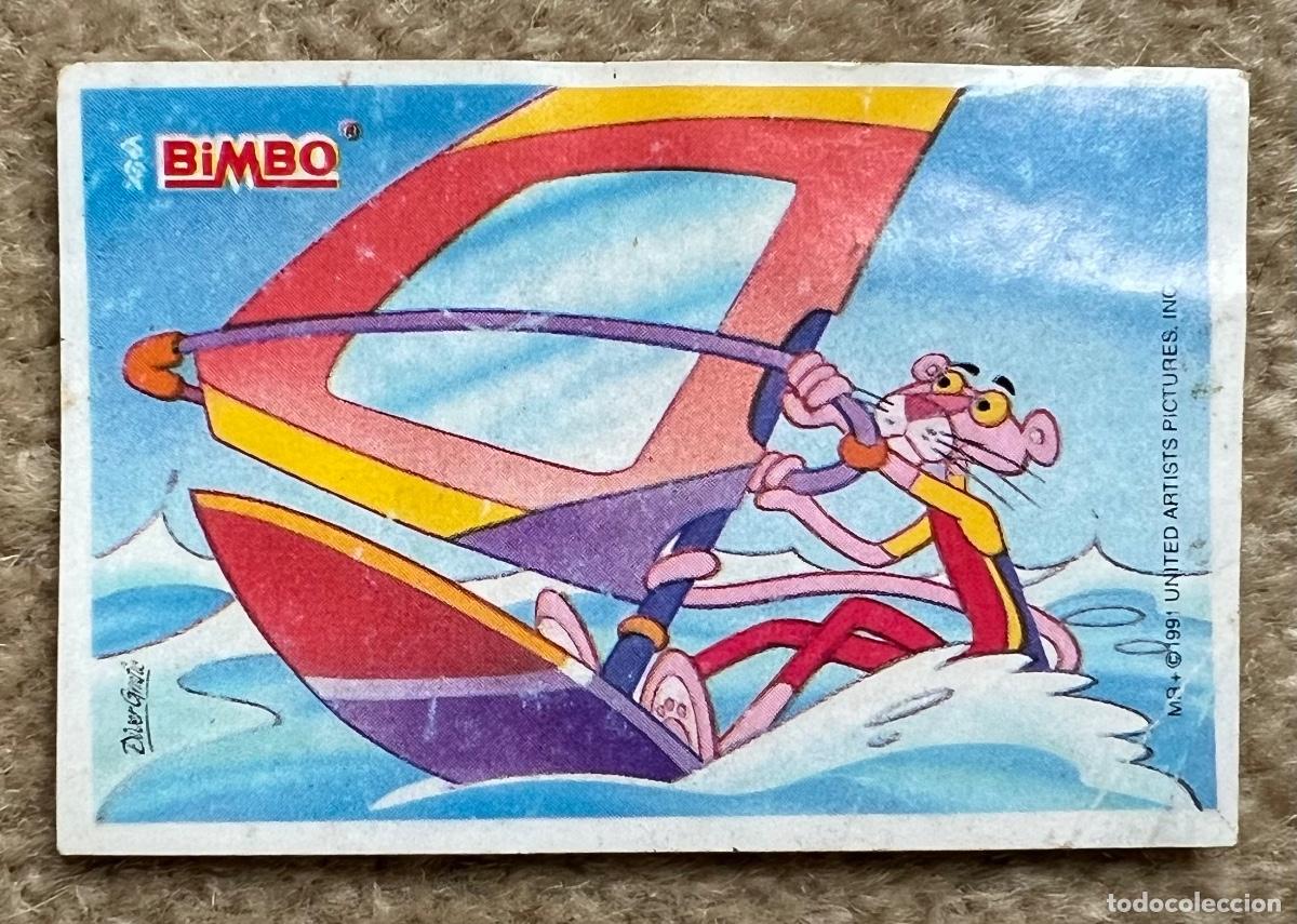 Coleccionismo cromos antiguos: Cromo Las Diver Pegatinas de la Pantera Rosa - Bimbo - Foto 1