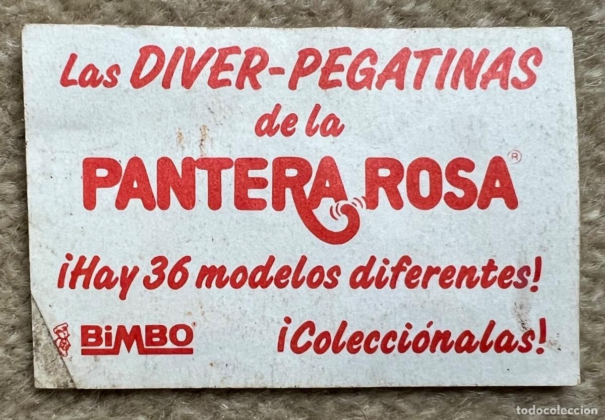 Coleccionismo cromos antiguos: Cromo Las Diver Pegatinas de la Pantera Rosa - Bimbo - Foto 2
