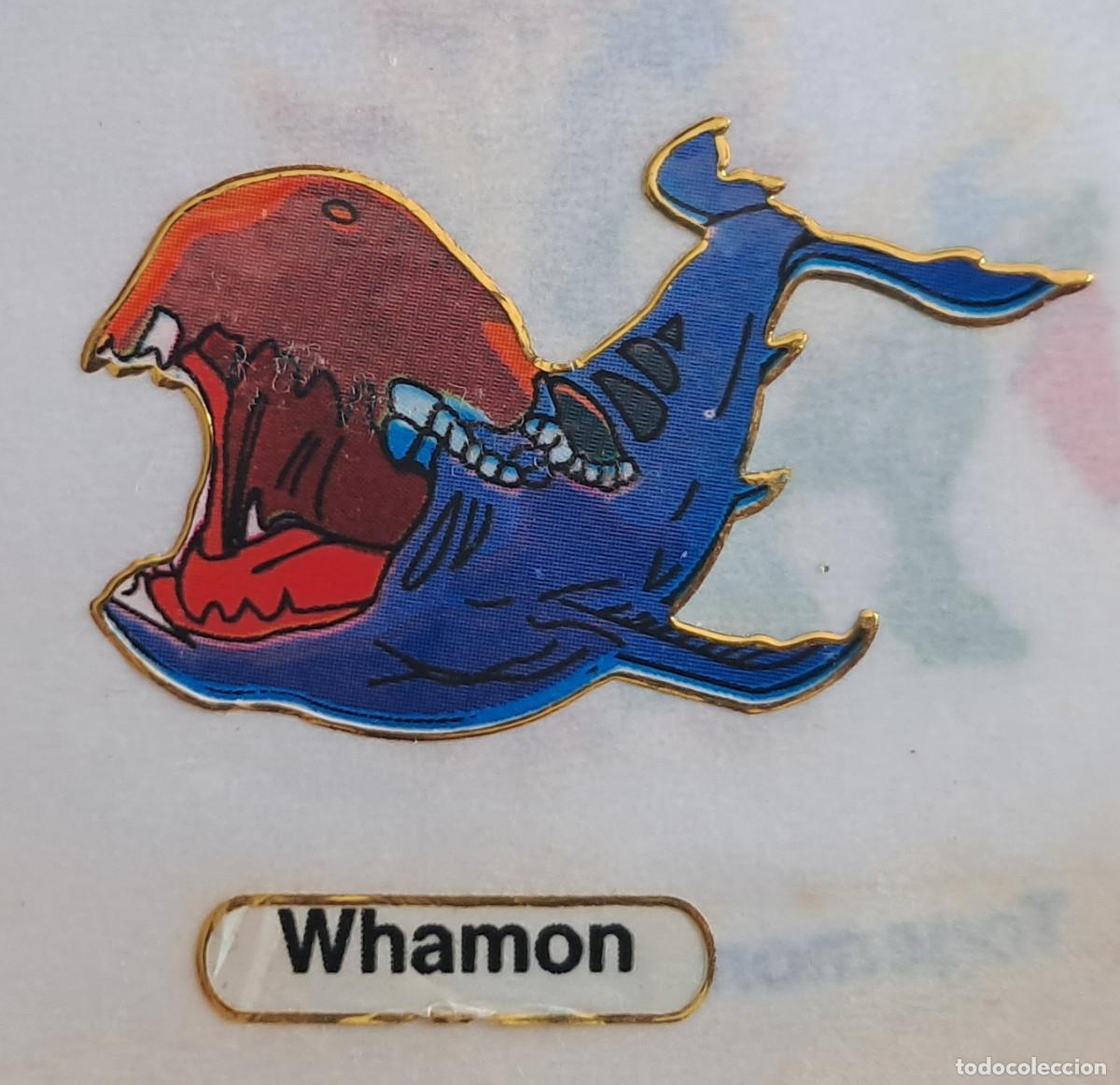 Coleccionismo cromos antiguos: cromo adhesivo de digimon, Whamon. - Foto 1