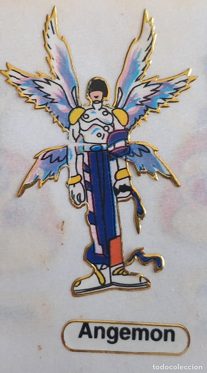Coleccionismo cromos antiguos: cromo adhesivo de digimon, Angemon. - Foto 1